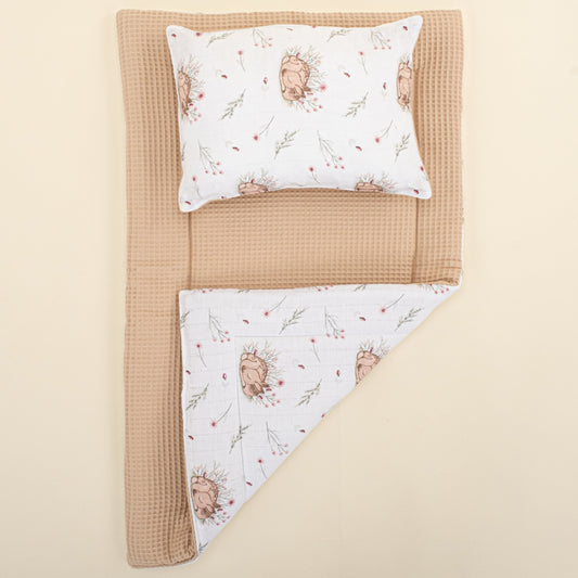 Double Sided Changing Pad and Pillow - Kumsal Beji Petek - Uykucu Ceylan