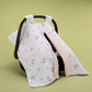 Stroller Cover Set - Double Side - Bebe Pembe Petek - Pembe Ay