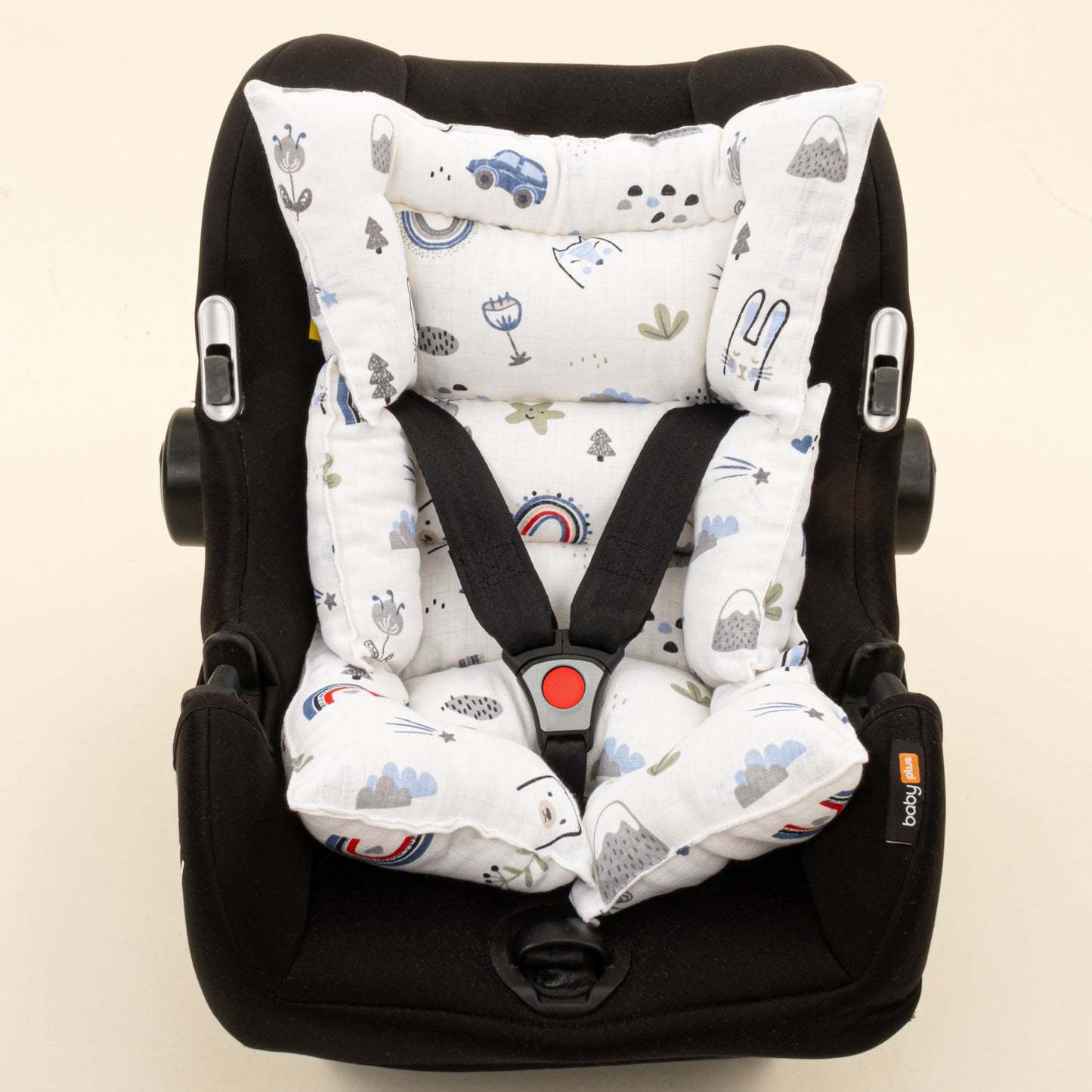 Stroller Cover Set - Double Side - Mavi Muslin - Mavi Kedi