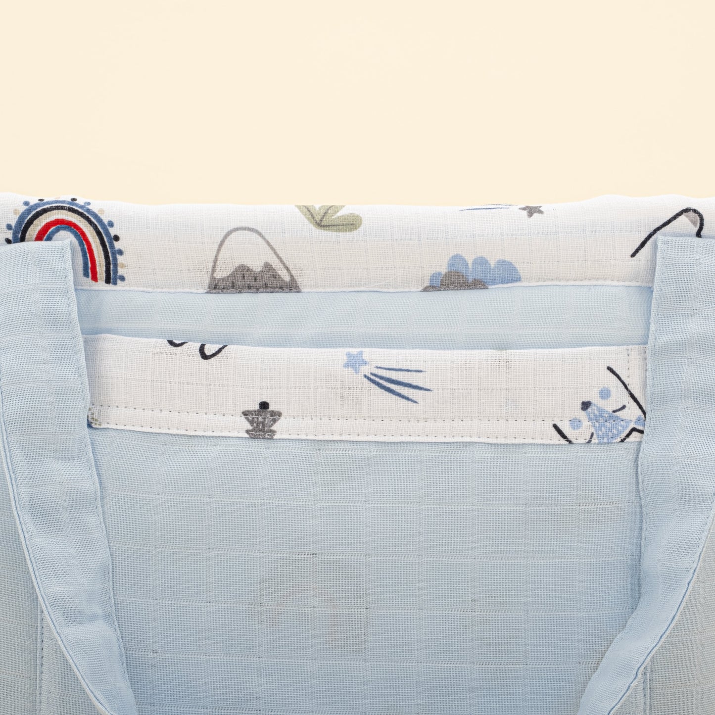 Baby Care Bag - Mavi Muslin - Mavi Kedi