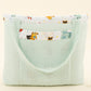 Baby Care Bag  - Su Yeşili Muslin - Süper Kahramanlar