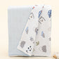 Double Side Muslin Cover - Mavi Muslin - Mavi Kedi