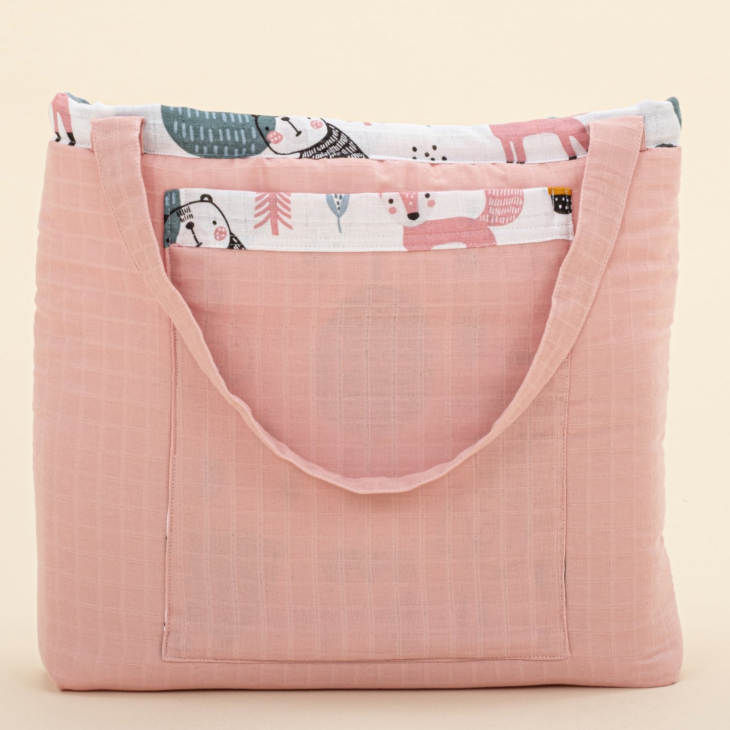 Baby Care Bag - Pudra Muslin - Tilki