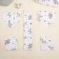 9 Piece - Newborn Sets - Double Sided - Winter - Gri Petek - Kaplan