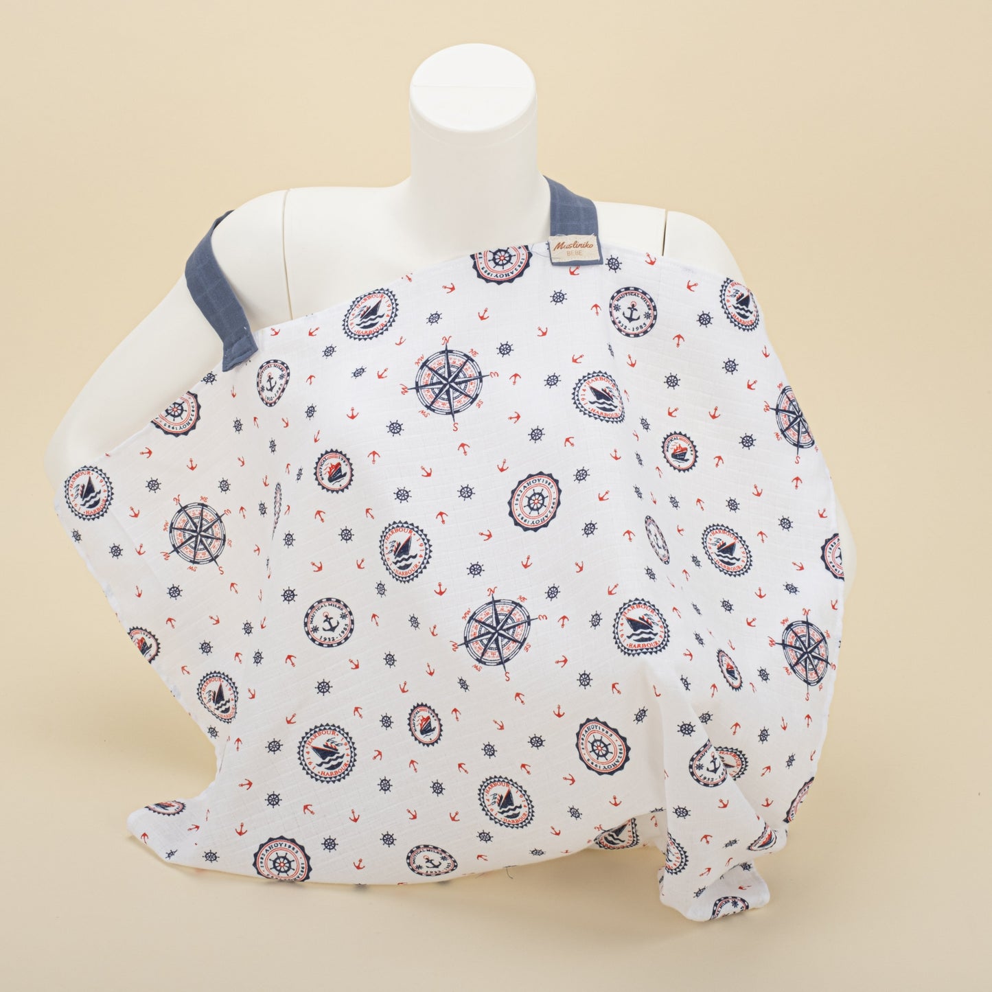 11 Piece - Newborn Sets - Double Sided - Seasonal - İndigo Muslin - Mavi Gemili