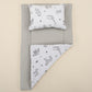 Double Sided Changing Pad and Pillow - Gri Petek - Kaplan