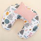 Double Sided Breastfeeding Pillow - Pudra Muslin - Tilki