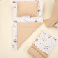 11 Piece - Newborn Sets - Double Sided - Winter - Bej Petek - Kahverengi Arabalar