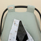 Stroller Cover Set - Double Side - Yeşil Petek - Yapraklar