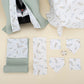 9 Piece - Newborn Sets - Double Sided - Winter - Yeşil Petek - Yapraklar