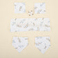 9 Piece - Newborn Sets - Double Sided - Winter - Yeşil Petek - Yapraklar