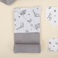 9 Piece - Newborn Sets - Double Sided - Winter - Gri Waffle - Kaplan