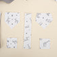 9 Piece - Newborn Sets - Double Sided - Winter - Gri Waffle - Kaplan