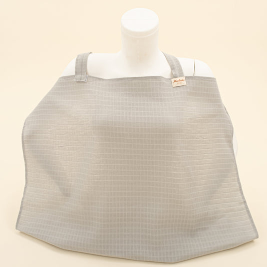 Breastfeeding Bib - Açık Gri Muslin