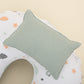 Double Sided Breastfeeding Pillow - Yeşil Petek - Kuş