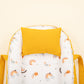 Babynest  and Pillow - Çift Taraflı - Hardal Petek - Turuncu Gökkuşağı