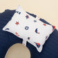 Double Sided Breastfeeding Pillow  - Lacivert Saten - Bahriyeli