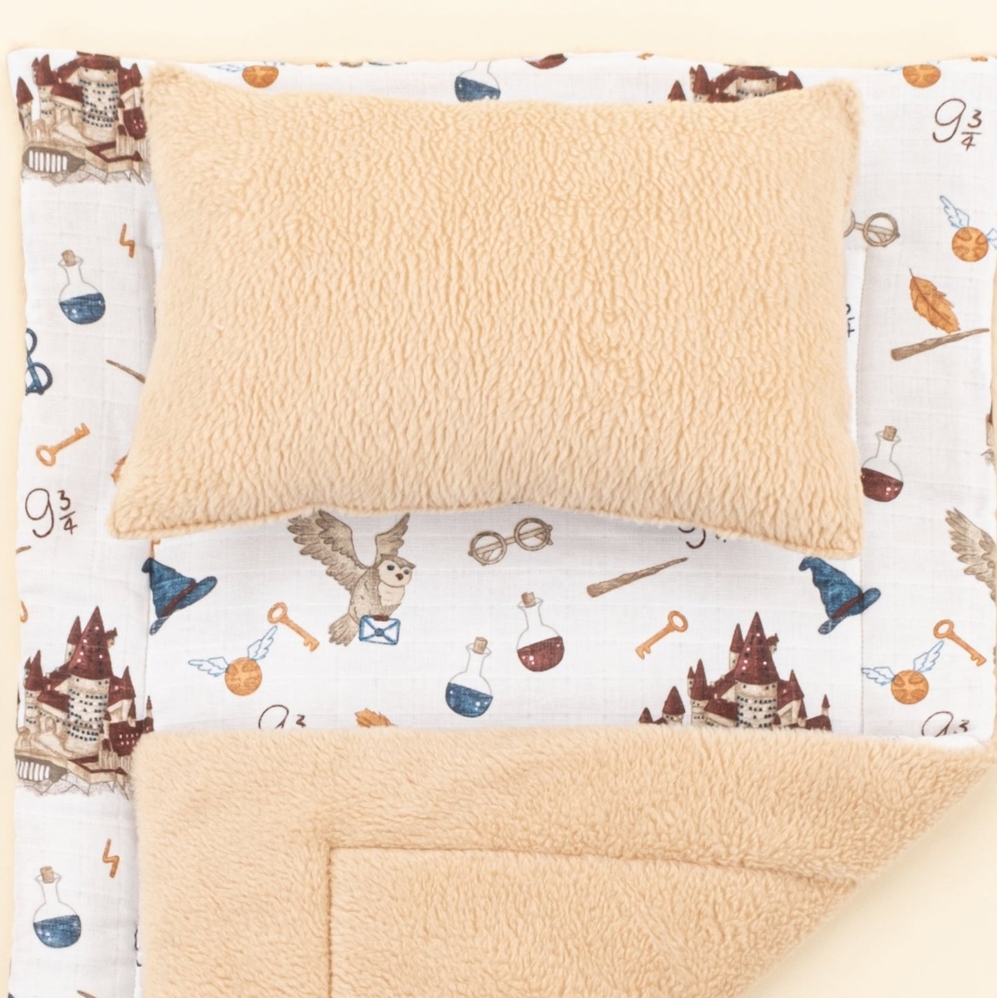 Double Sided Changing Pad and Pillow - Welsoft - Harry