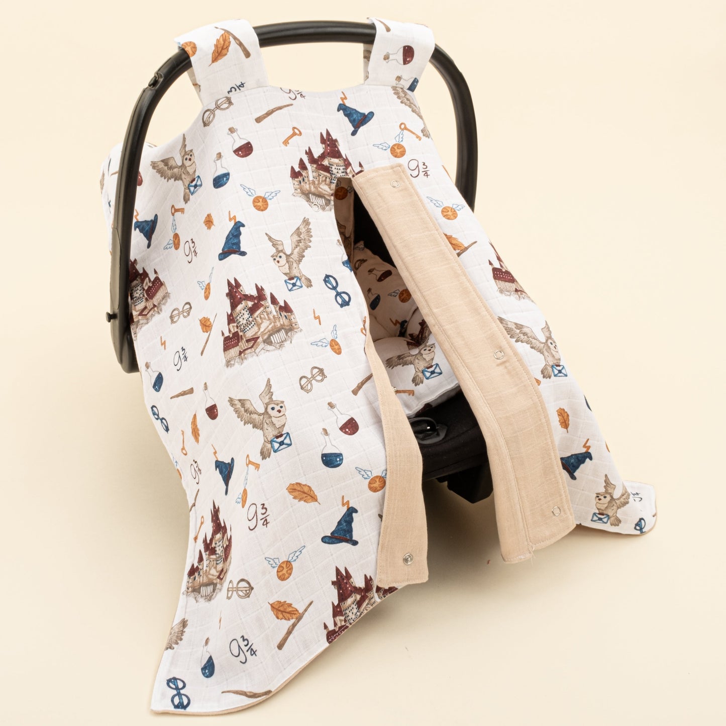 Stroller Cover Set - Double Side - Kumsal Beji Muslin - Harry