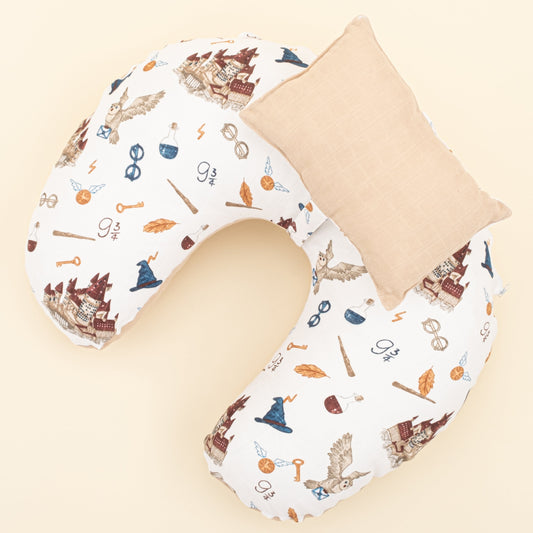 Double Sided Breastfeeding Pillow - Kumsal Beji Muslin - Harry