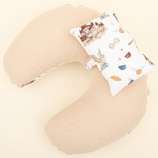 Double Sided Breastfeeding Pillow - Kumsal Beji Muslin - Harry