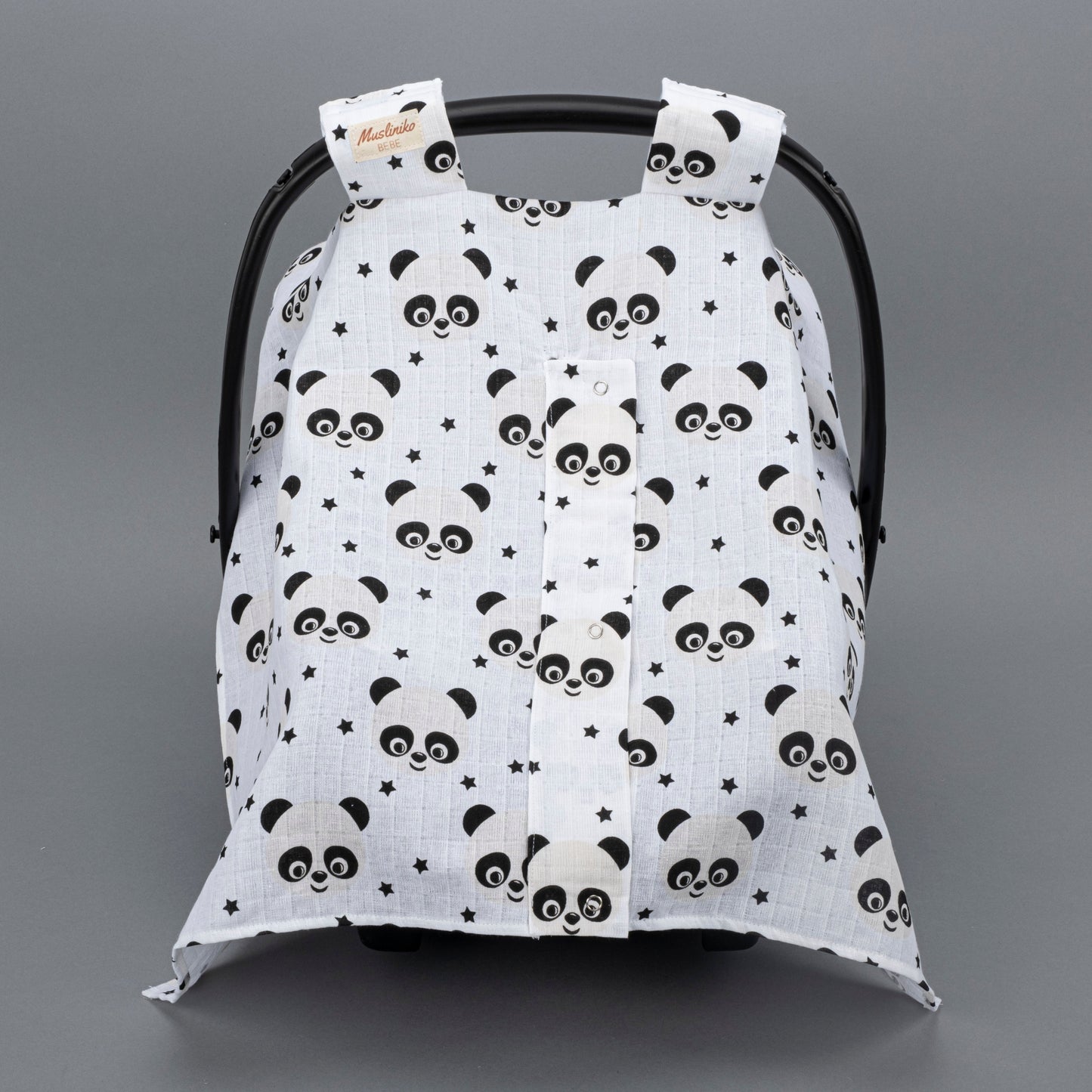 Stroller Cover Set - Single Side - Panda