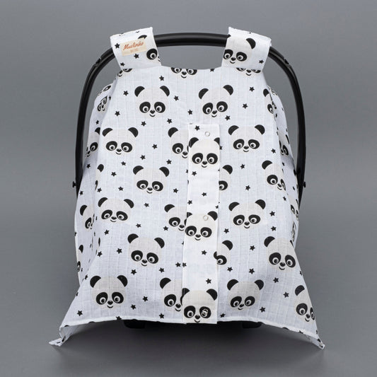 Stroller Cover Set - Single Side - Panda