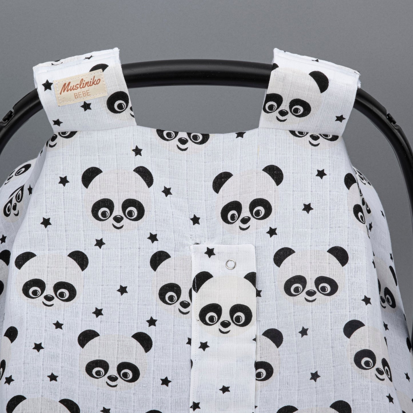 Stroller Cover Set - Single Side - Panda