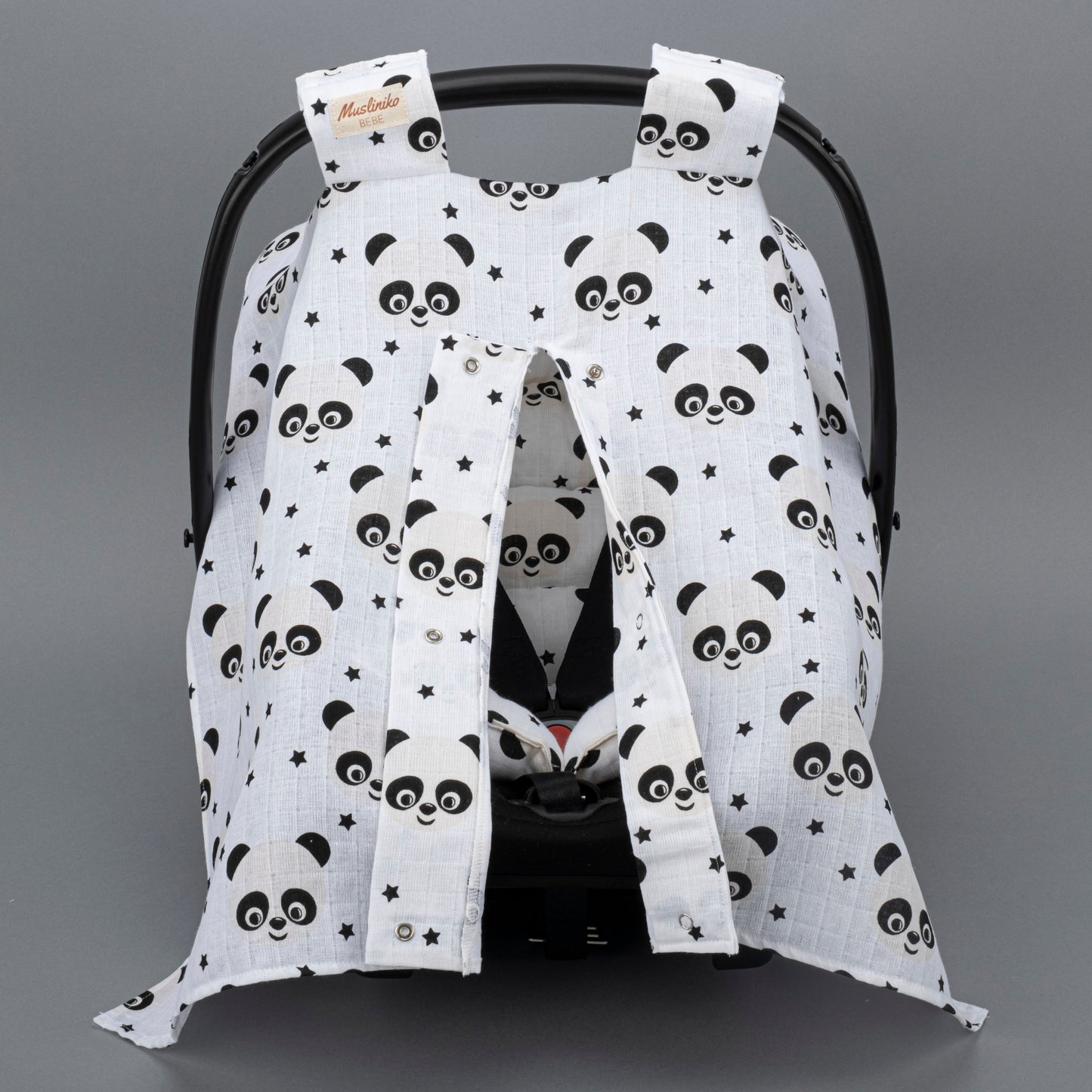 Stroller Cover Set - Single Side - Panda