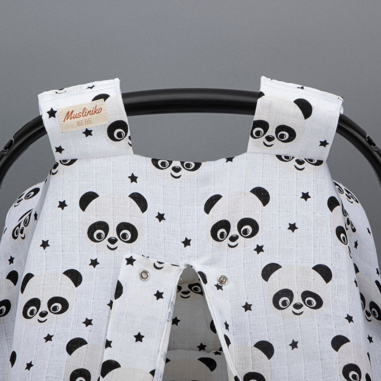 Stroller Cover Set - Single Side - Panda