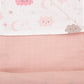 Double Side Muslin Cover - Pudra Muslin - Pembe Bulut