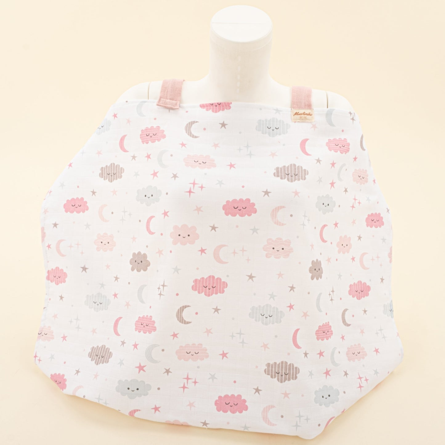 Breastfeeding Bib - Pembe Bulut