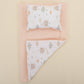 Double Sided Changing Pad and Pillow -  Somon Örgü - Yeşil Gökkuşağı