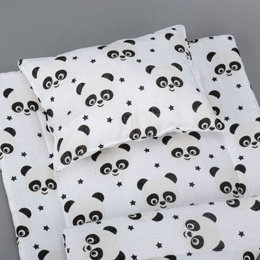 Double Sided Changing Pad and Pillow - Panda