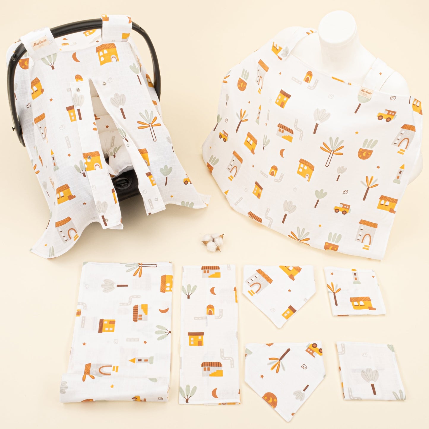 9 Piece - Newborn Sets - Summery - Sarı Ev