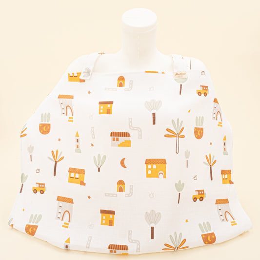 Breastfeeding Bib - Sarı Ev