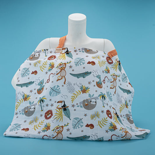 Breastfeeding Bib - Hayvanat Bahçesi