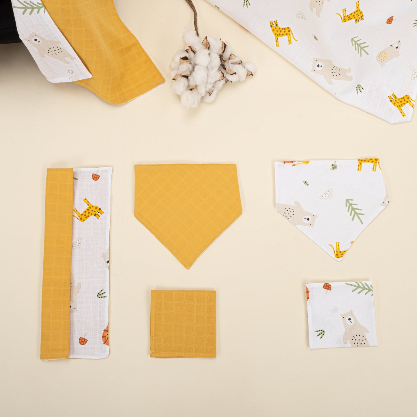 11 Piece - Newborn Sets - Double Sided - Seasonal - Hardal Muslin - Aslan