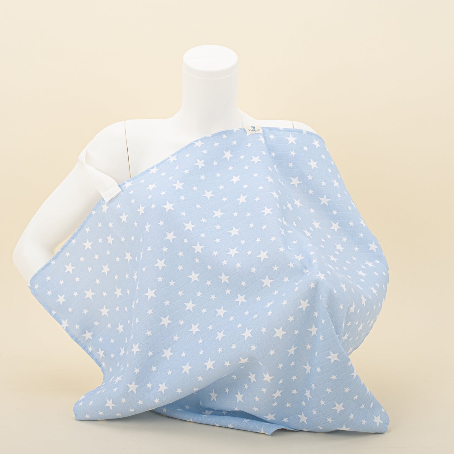 11 Piece - Newborn Sets - Double Sided - Seasonal - Krem Muslin - Mavi Minik Yıldızlar