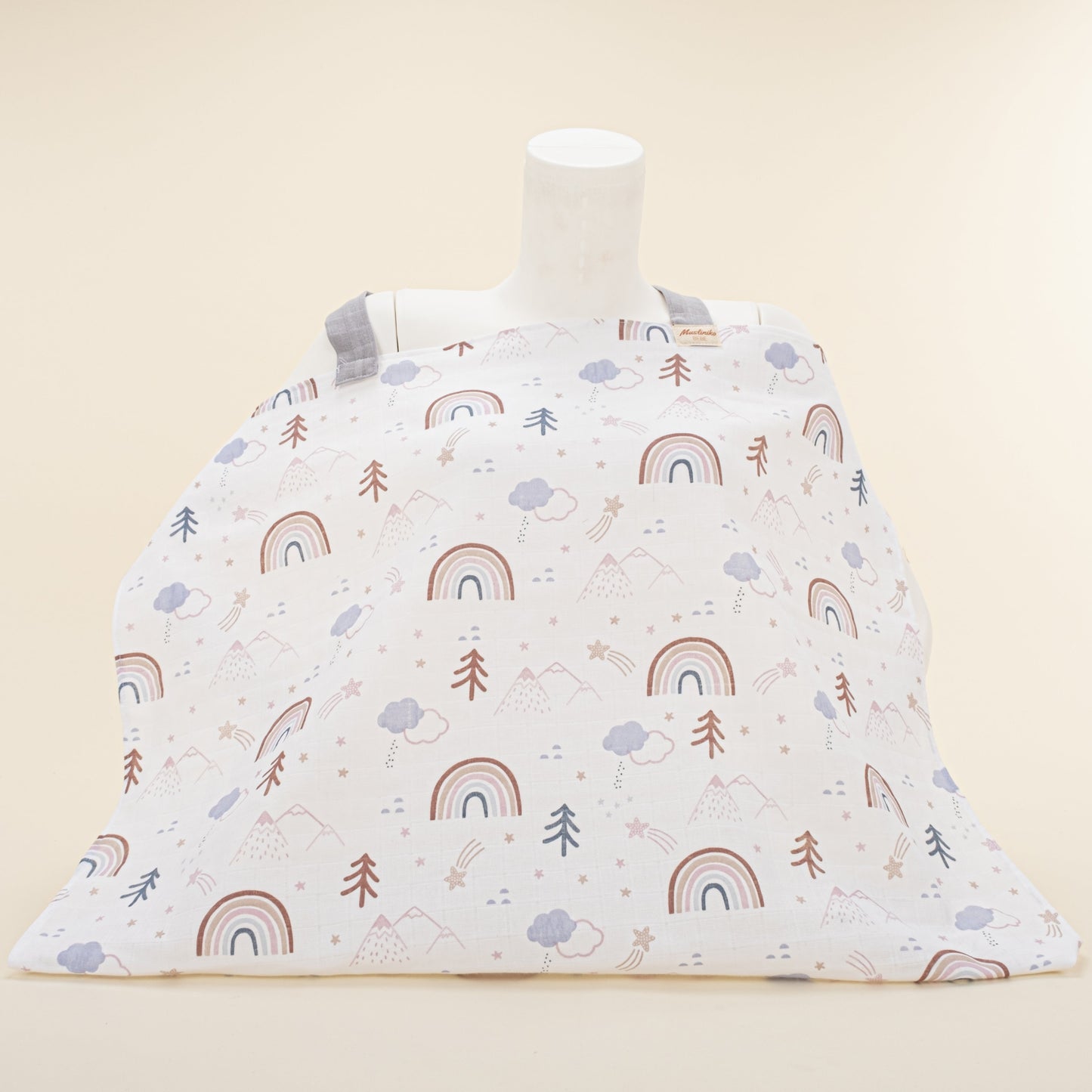 Breastfeeding Bib - Pastel Gökkuşağı