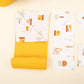 9 Piece - Newborn Sets - Double Sided - Winter - Hardal Petek - Sarı Ev