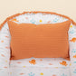 Babynest and Pillow - Çift Taraflı - Turuncu Petek - Ahtapot