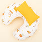 Double Sided Breastfeeding Pillow - Hardal Petek - Sarı Ev