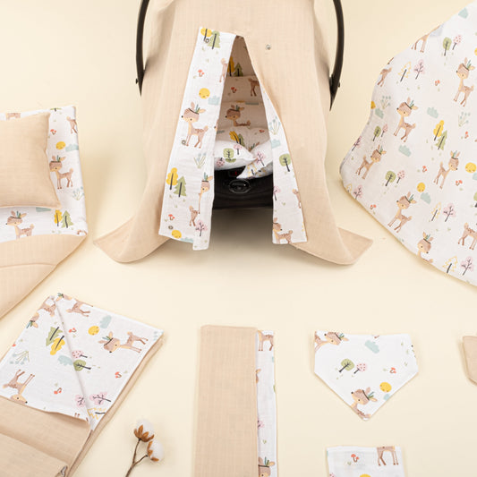 11 Piece - Newborn Sets - Double Sided - Seasonal - Kumsal Beji Muslin - Ceylan