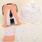 9 Piece - Newborn Sets - Double Sided - Winter - Somon Petek - Yeşil Çiçekler