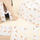 9 Piece - Newborn Sets - Double Sided - Winter - Bej Petek - Turuncu Gökkuşağı