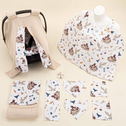 9 Piece - Newborn Sets - Double Sided - Winter - Sütlü Kahve Örgü - Harry