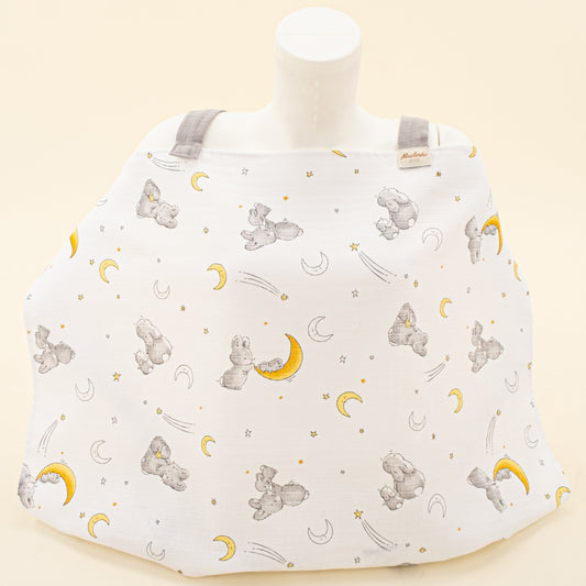 Breastfeeding Bib - Gri Tavşan