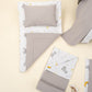 11 Piece - Newborn Sets - Double Sided - Seasonal - Açık Gri Muslin - Gri Tavşan