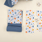 9 Piece - Newborn Sets - Double Sided - Winter - İndigo Havuz - Mavi Balkabağı